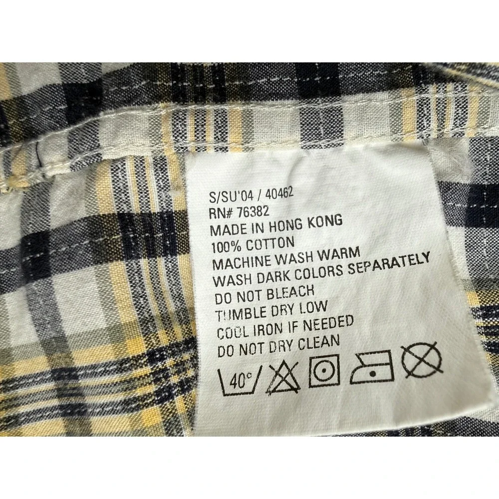 Outdoor Plaid Button Down Shirt Short Sleeve XXL Timberland